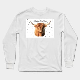 Happy Moo Year Cow Long Sleeve T-Shirt